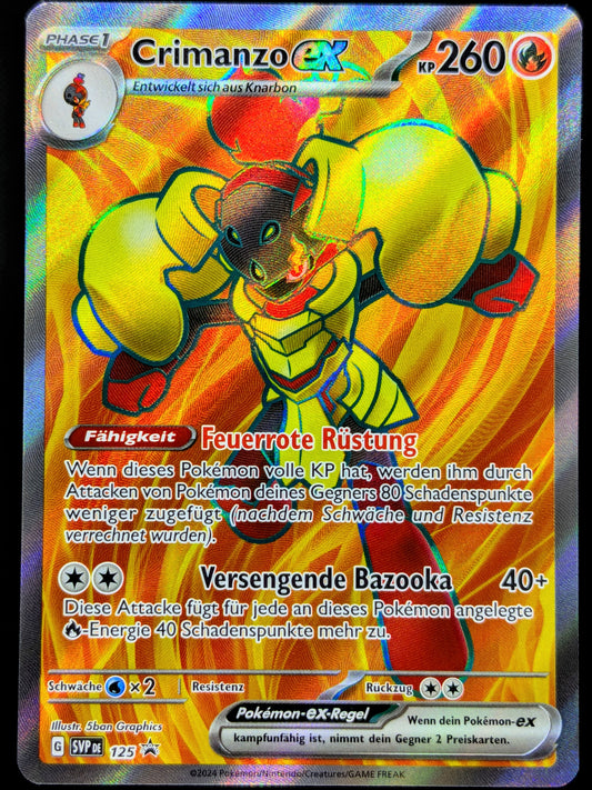 Crimanzo Ex Full Art Promo SVP125 DE