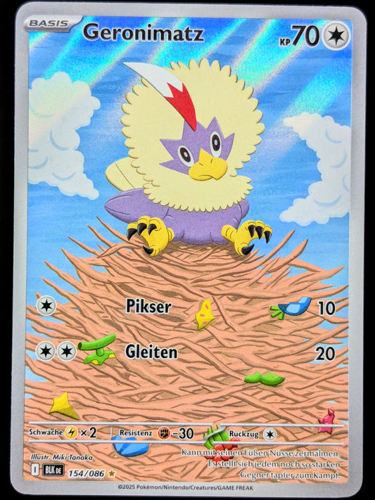 Geronimatz 154/086 Illustration Rare DE