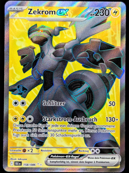 Zekrom Ex Full Art 158/086 DE
