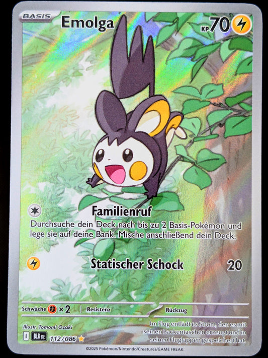 Emolga 112/086 Illustration Rare DE