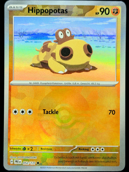 Hippopotas Pokéball 052/131 DE