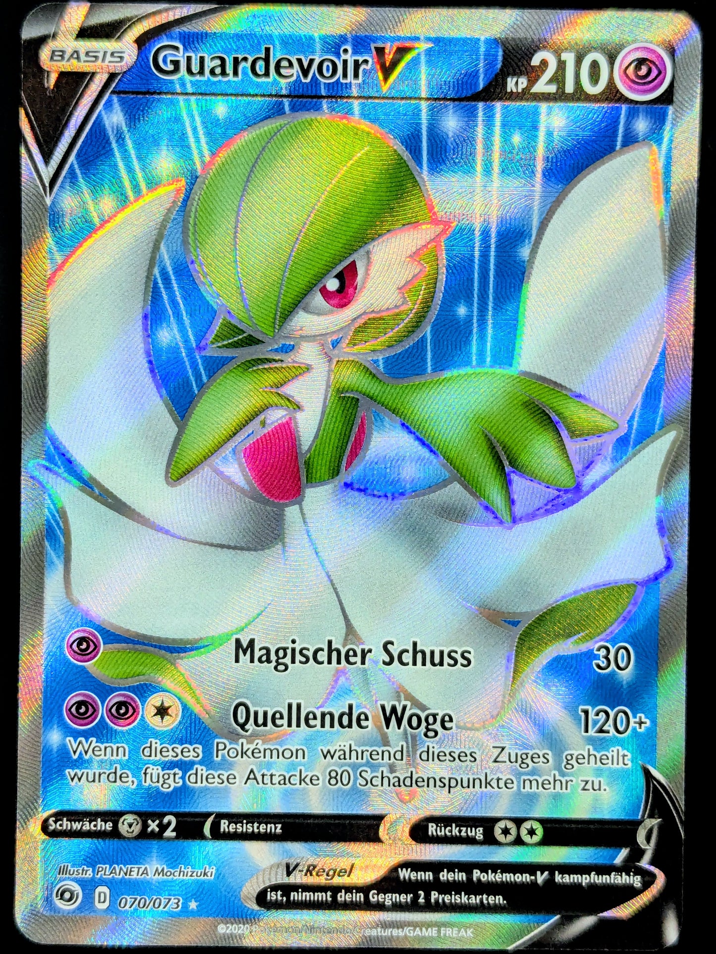 Guardevoir V Full Art 070/073 DE