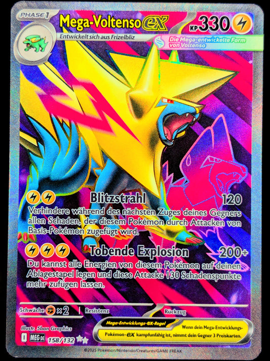 Mega-Voltenso Ex Full Art 158/132 DE