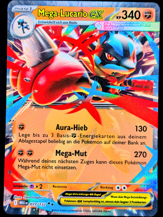 Mega-Lucario Ex 077/132 DE