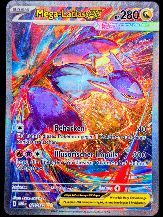 Mega-Latias Ex 181/132 Special Illustration Rare DE