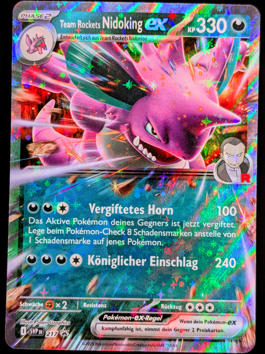Team Rockets Nidoking Ex Promo SVP217 DE