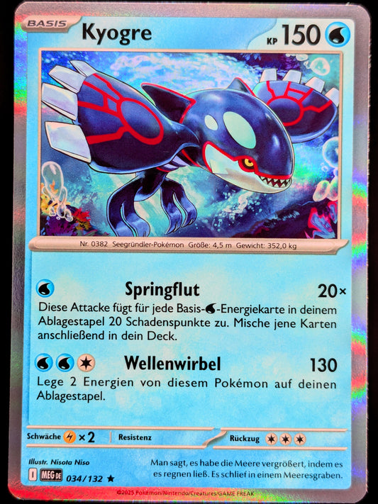 Kyogre Holo 034/132 DE