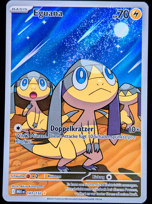 Eguana 143/132 Illustration Rare DE