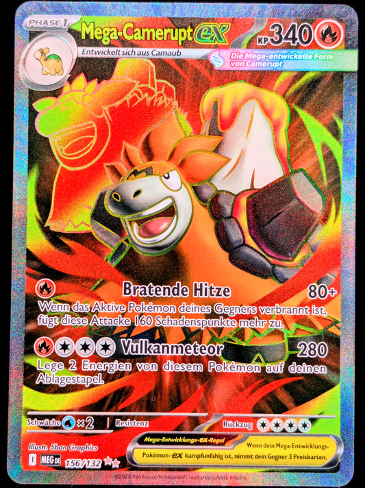 Mega-Camerupt Ex Full Art 156/132 DE