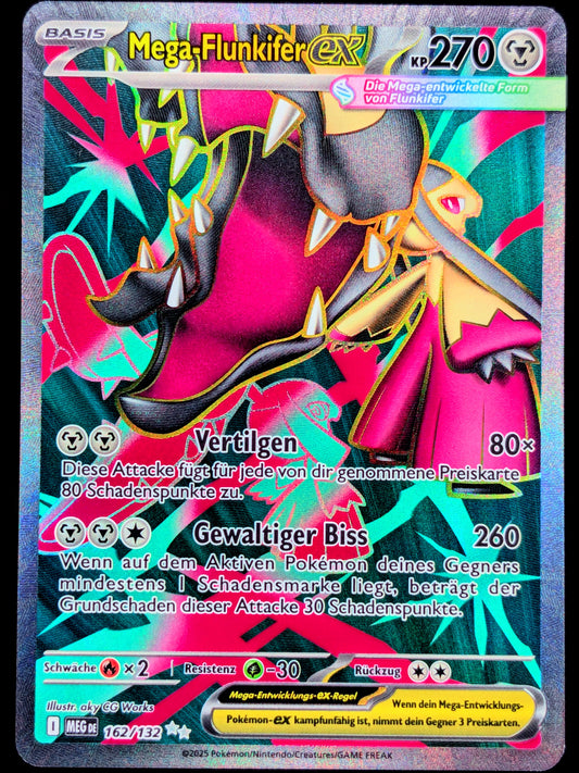 Mega-Flunkifer Ex Full Art 162/132 DE