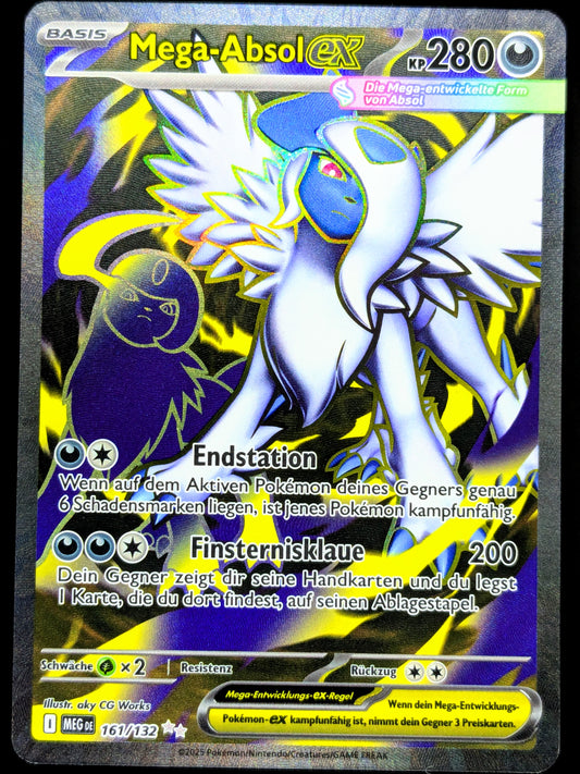 Mega-Absol Ex Full Art 161/132 DE
