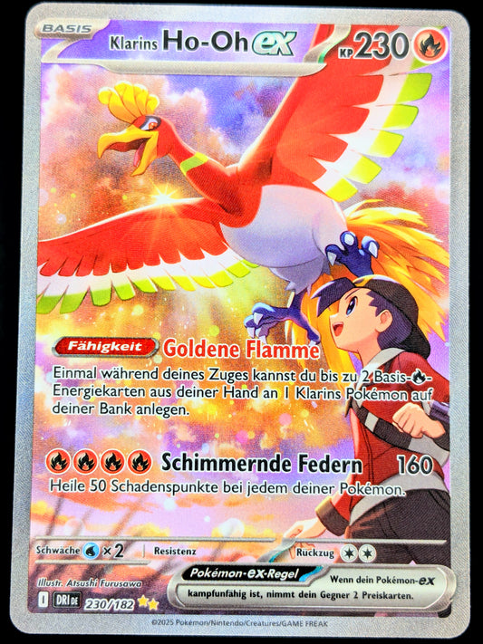 Klarins Ho-Oh Ex 230/182 Special Illustration Rare DE