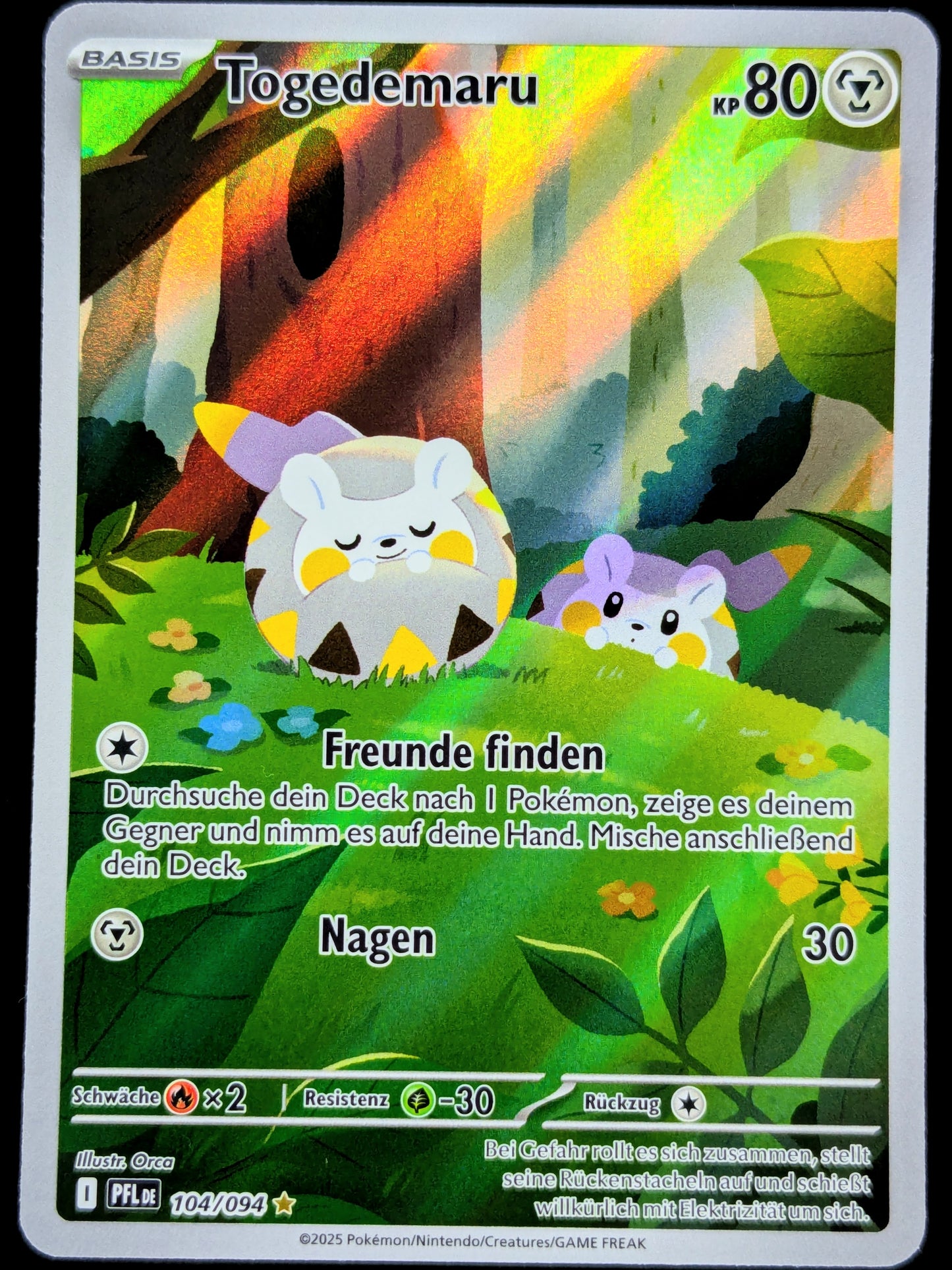 Togedemaru 104/094 Illustration Rare DE
