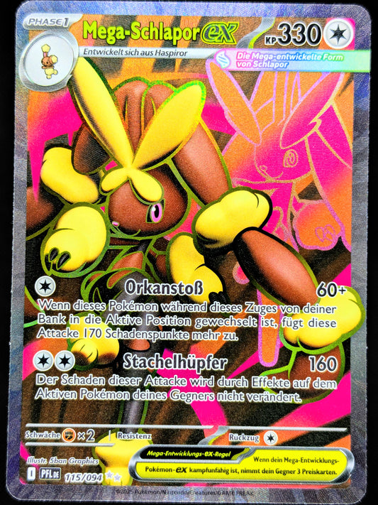 Mega-Schlapor Ex Full Art 115/094 DE
