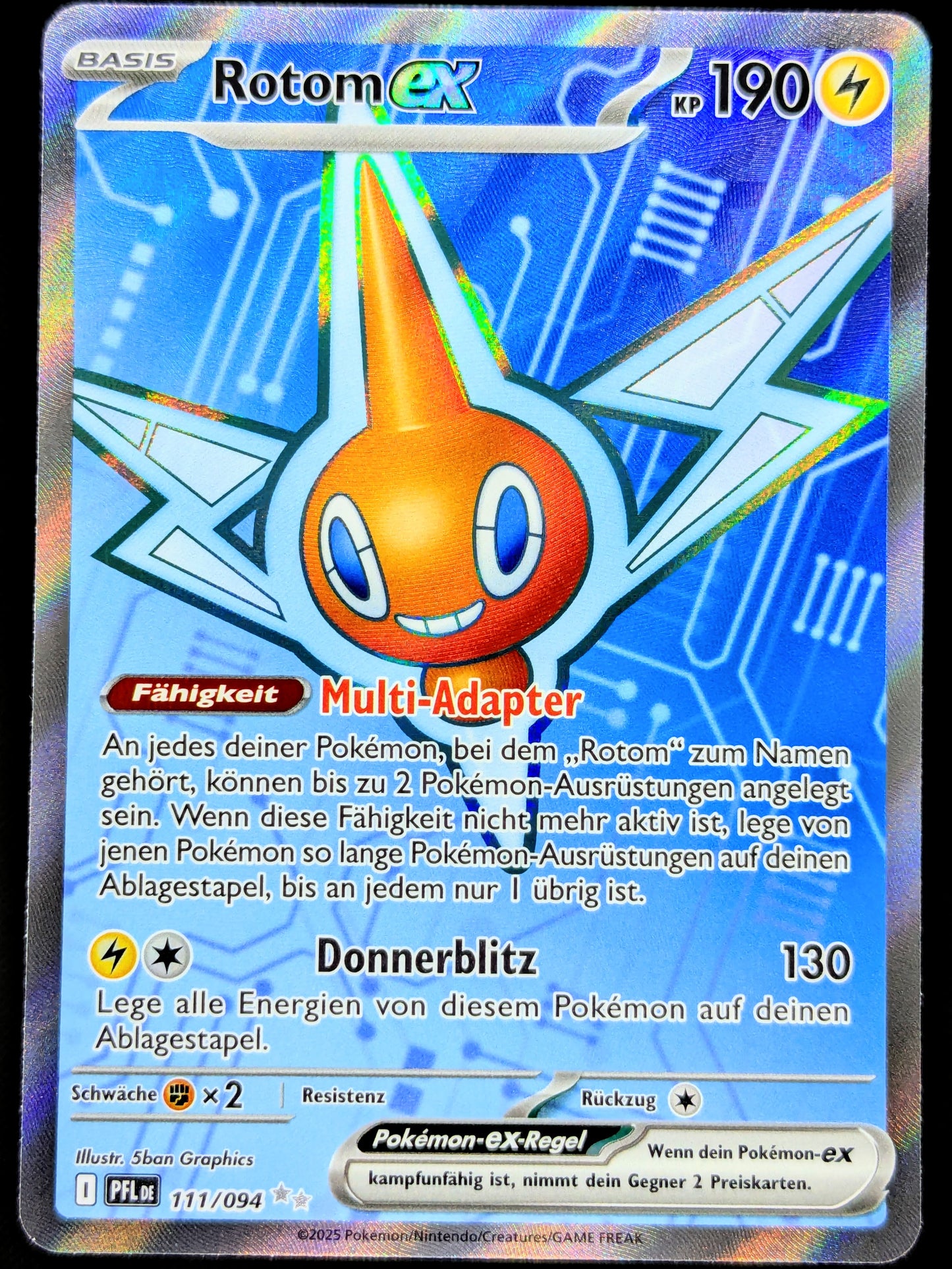 Rotom Ex Full Art 111/094 DE