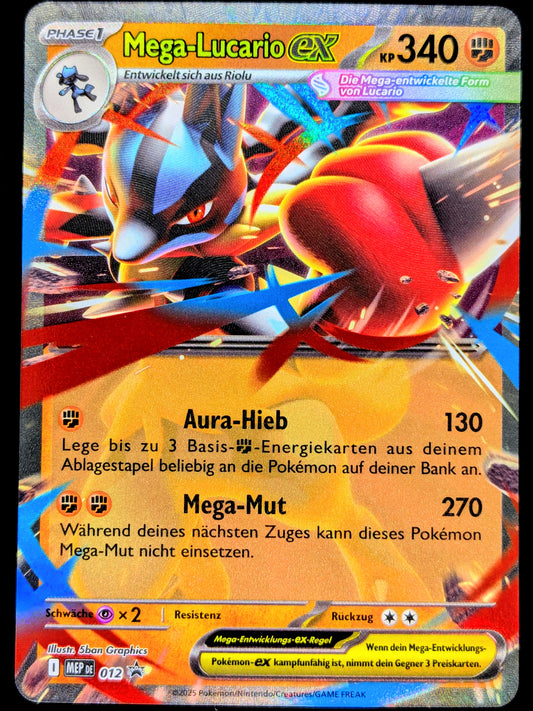 Mega-Lucario Ex Promo MEP012 DE