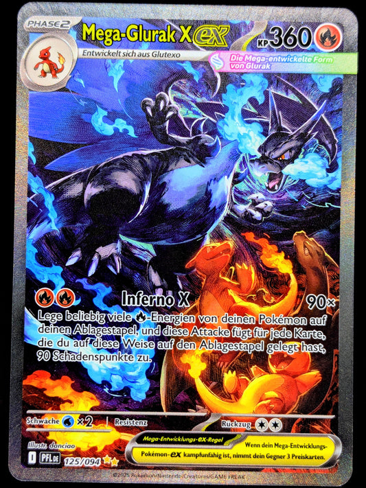 Mega-Glurak X Ex 125/94 Special Illustration Rare DE
