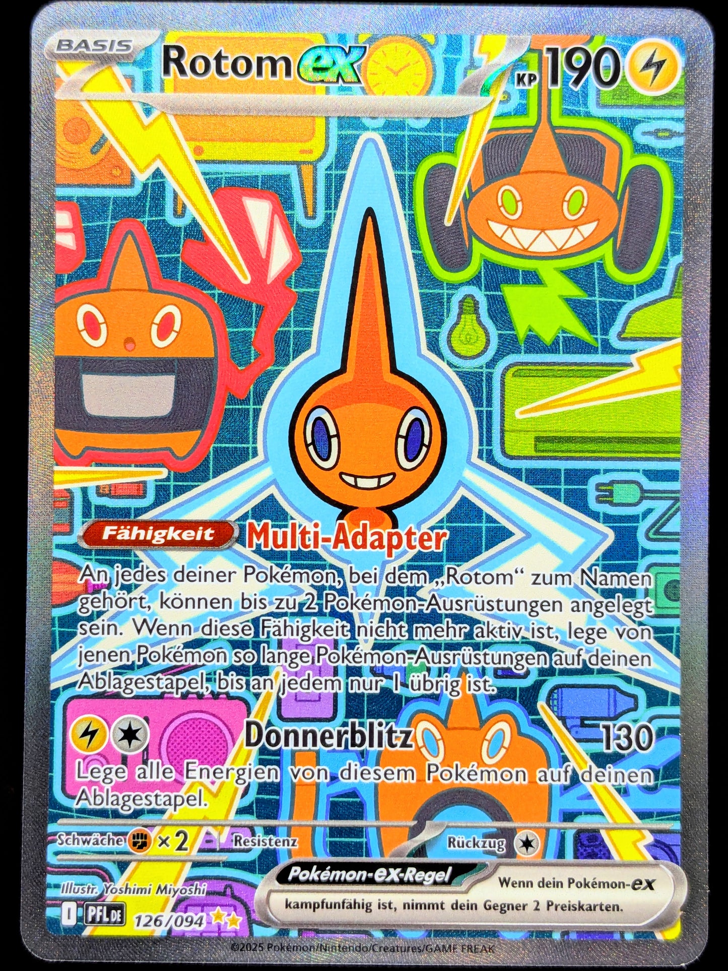 Rotom Ex 126/094 Special Illustration Rare DE