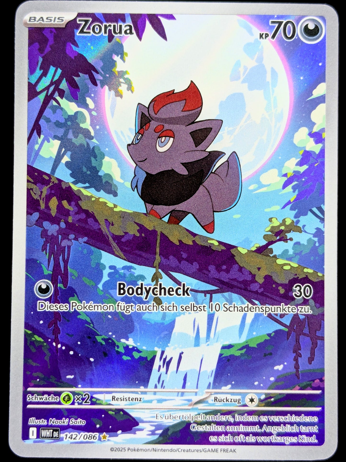 Zorua 142/086 Illustration Rare DE