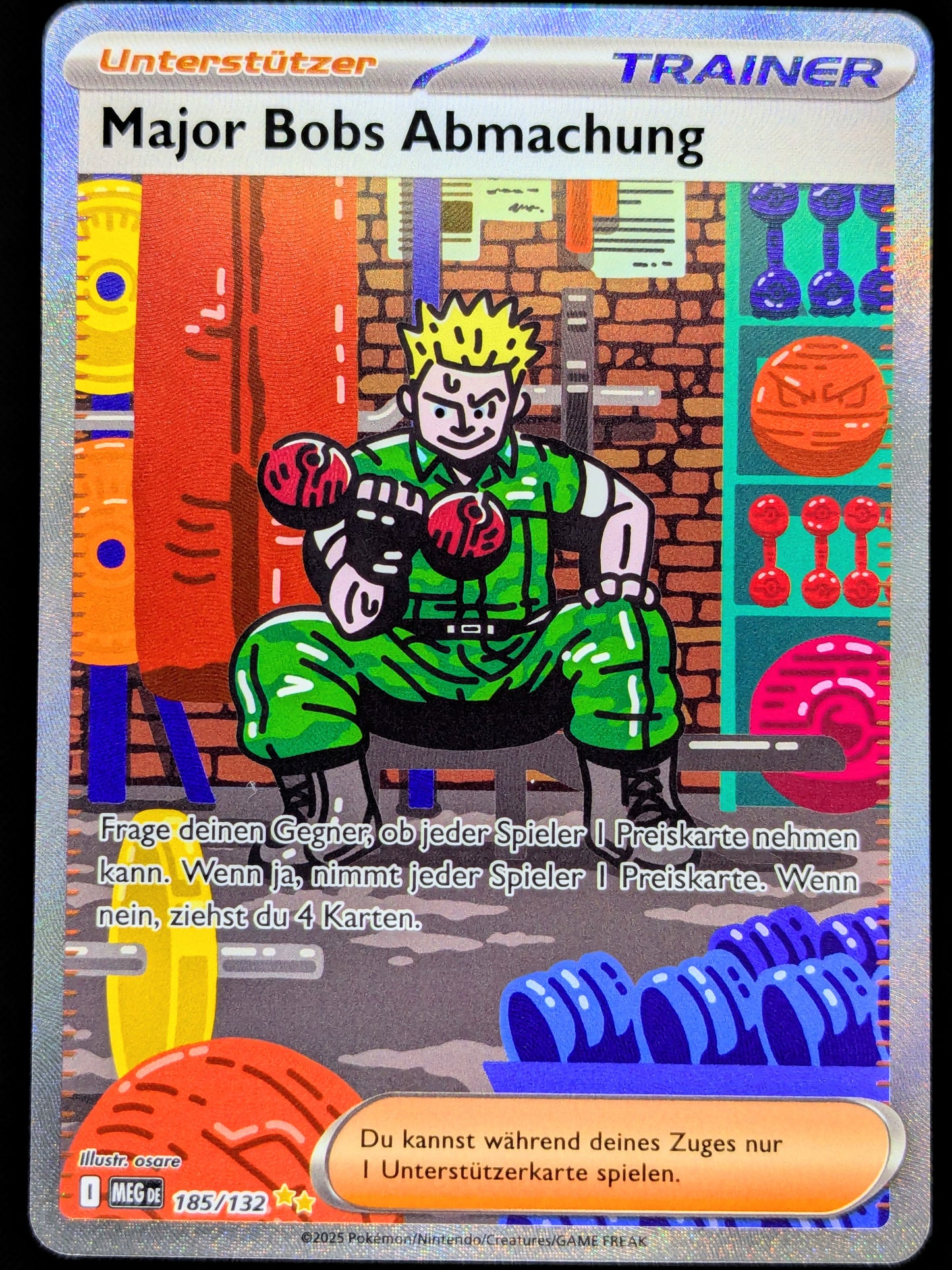 Major Bobs Abmachung 185/132 Special Illustration Rare DE