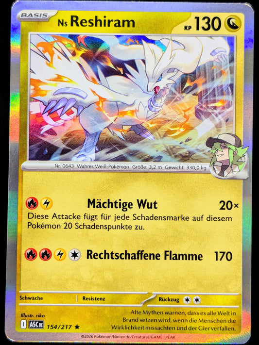 Ns Reshiram Holo 154/217 DE