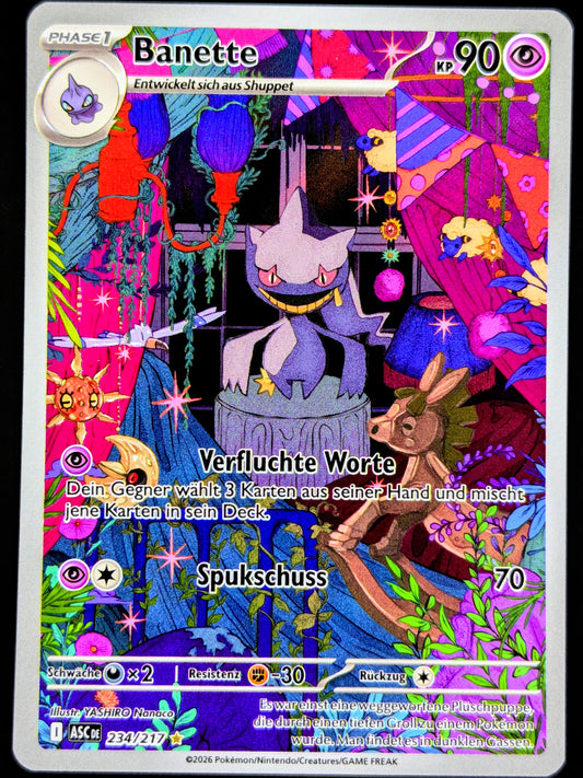 Banette 234/217 Illustration Rare DE