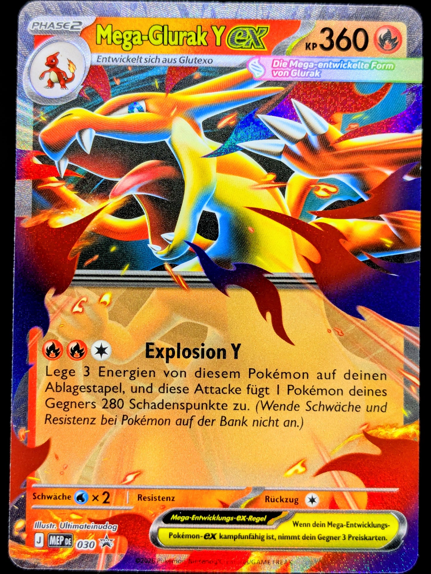Mega-Glurak Y Ex Promo MEP030 DE