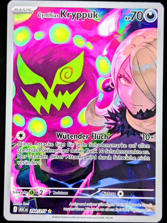 Cynthias Kryppuk 244/217 Illustration Rare DE