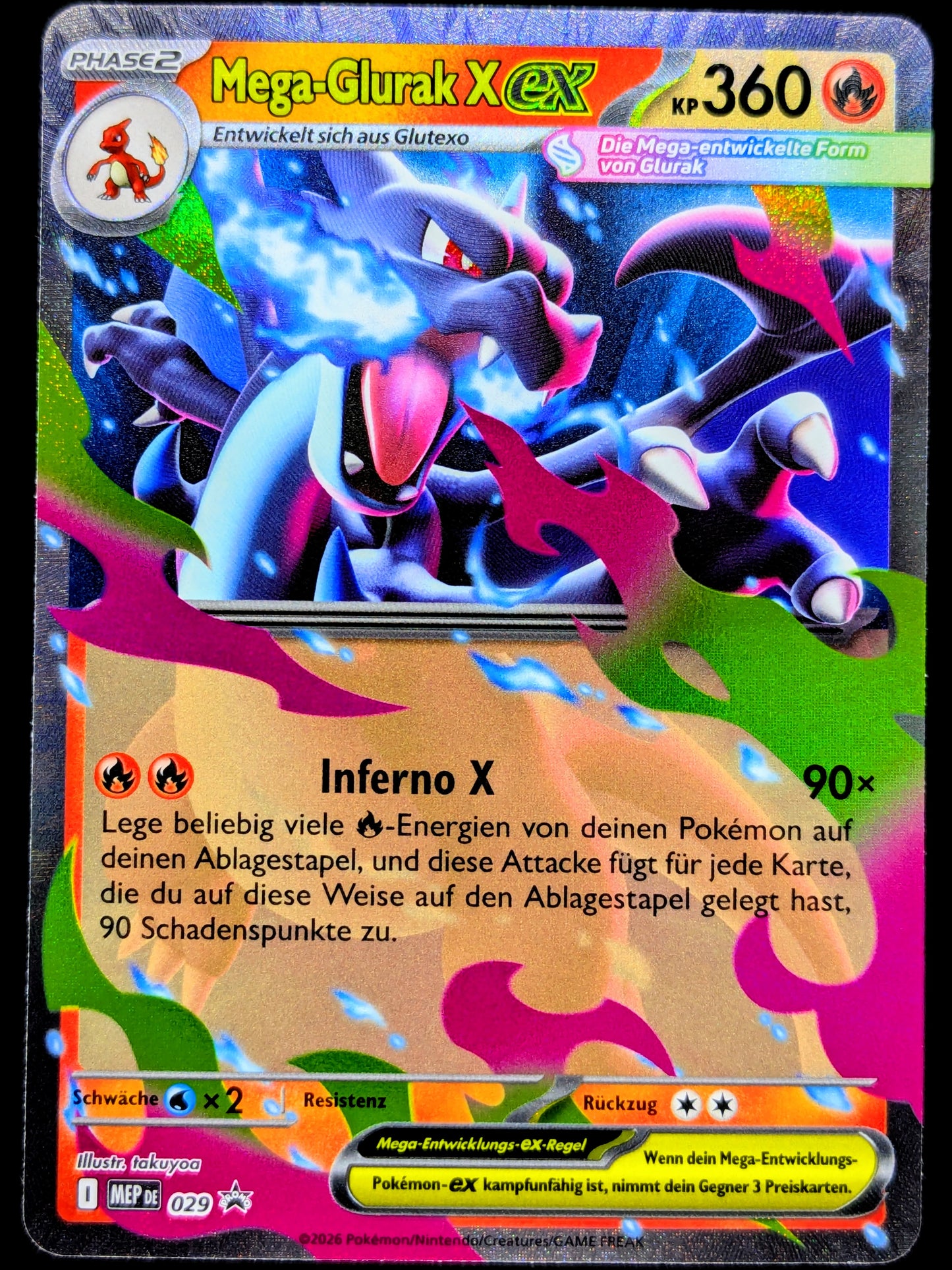 Mega-Glurak X Ex Promo MEP029 DE