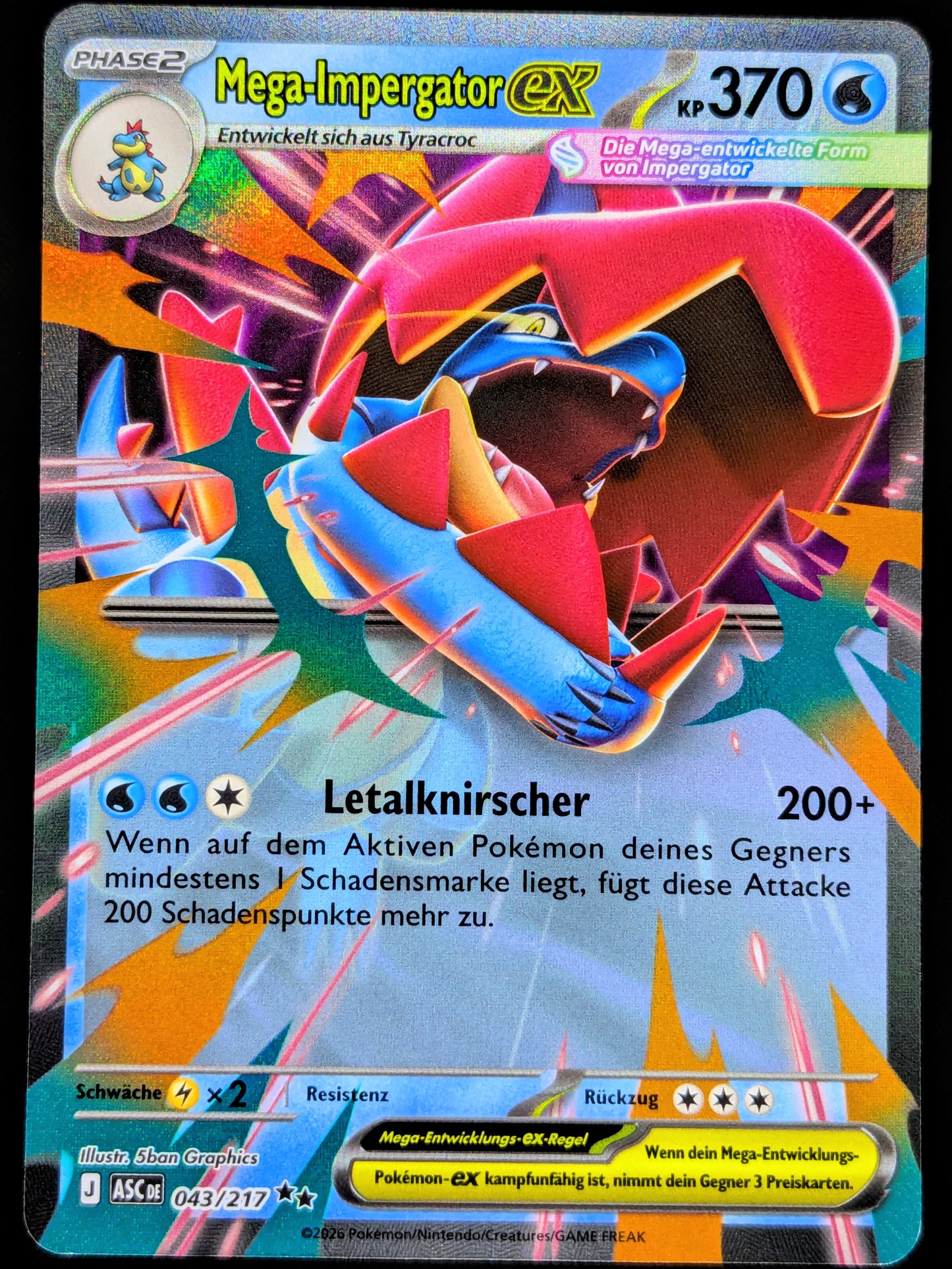 Mega-Impergator Ex 043/217 DE