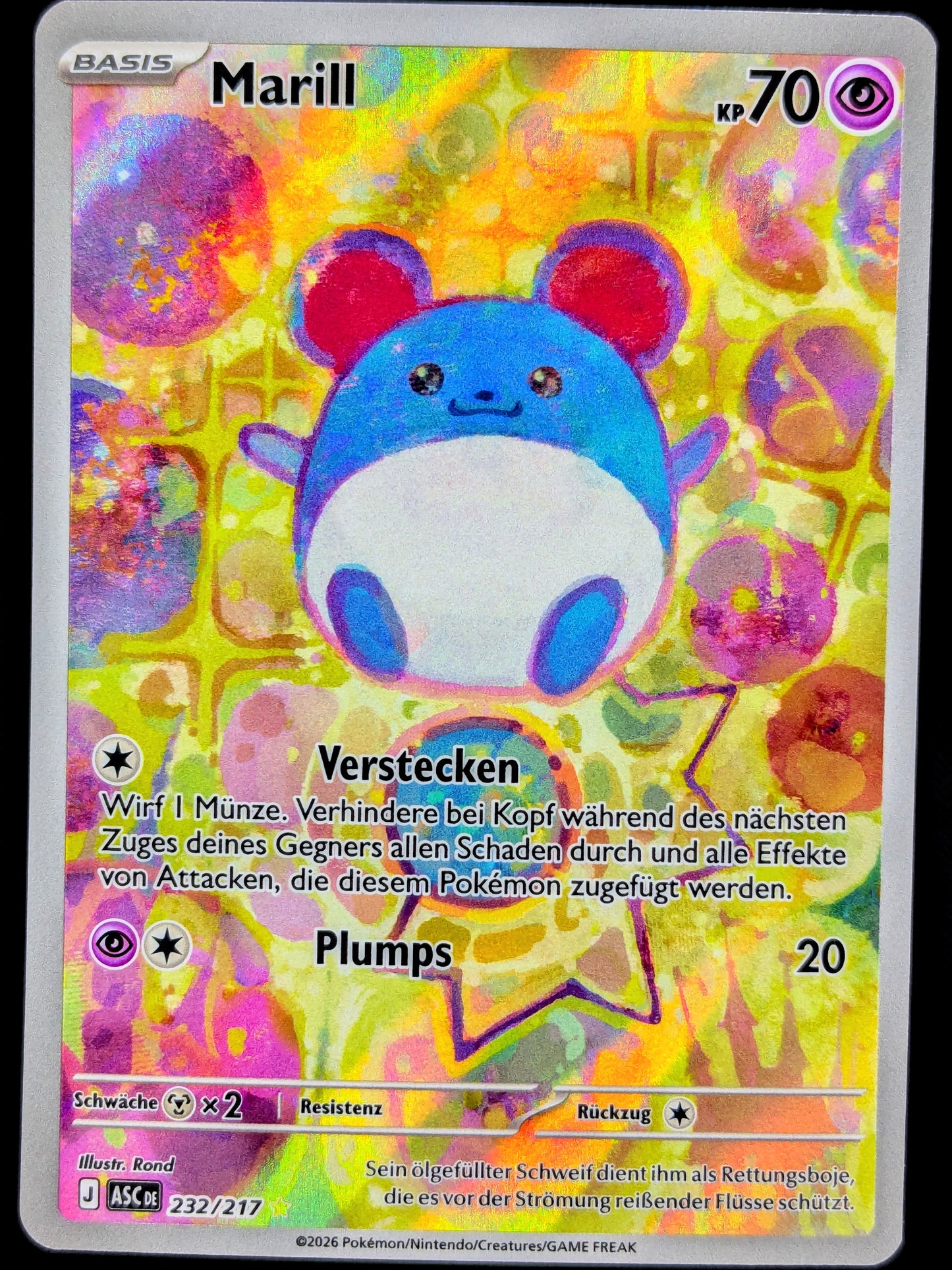 Marill 232/217 Illustration Rare DE