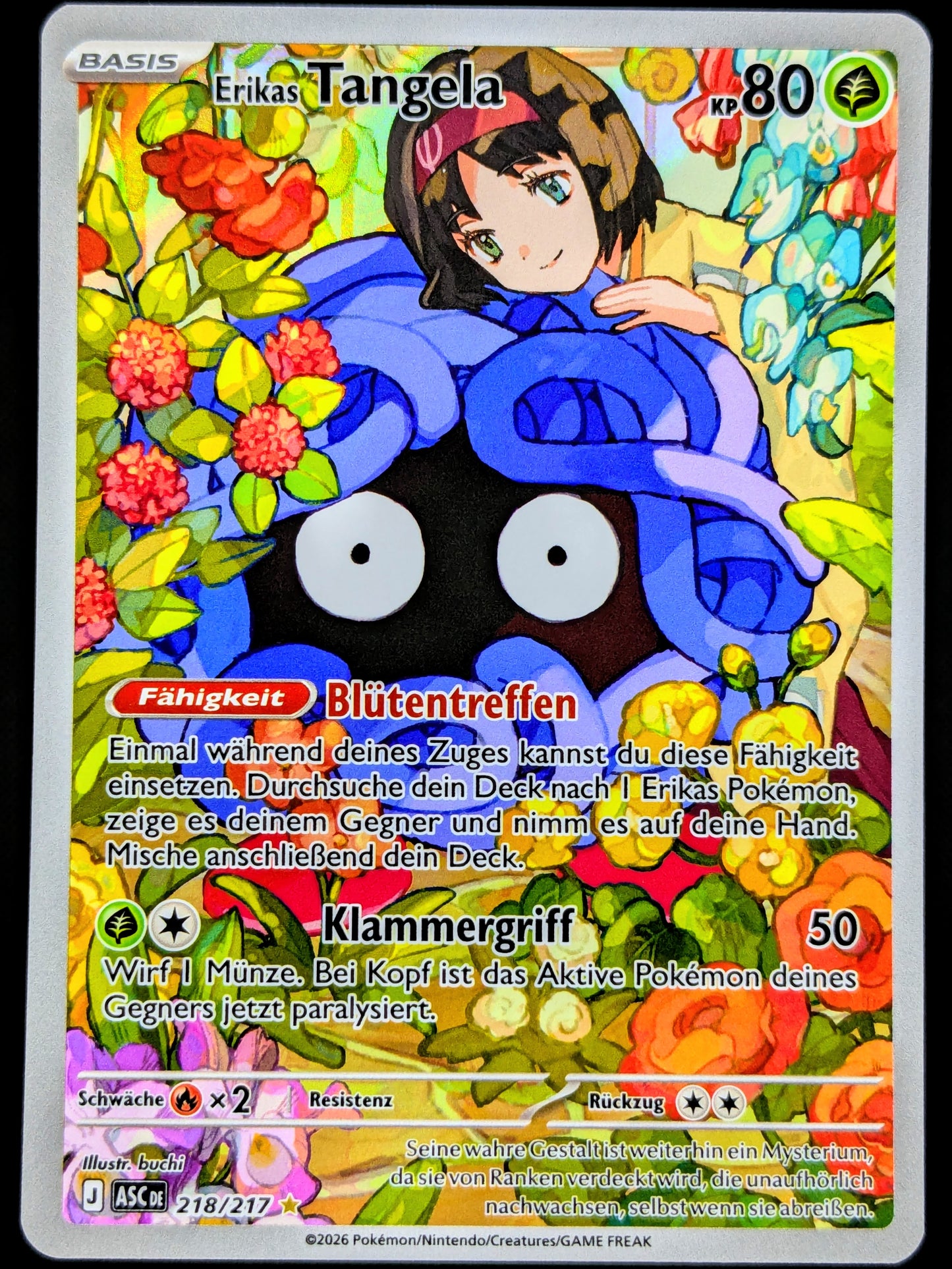 Erikas Tangela 218/217 Illustration Rare DE