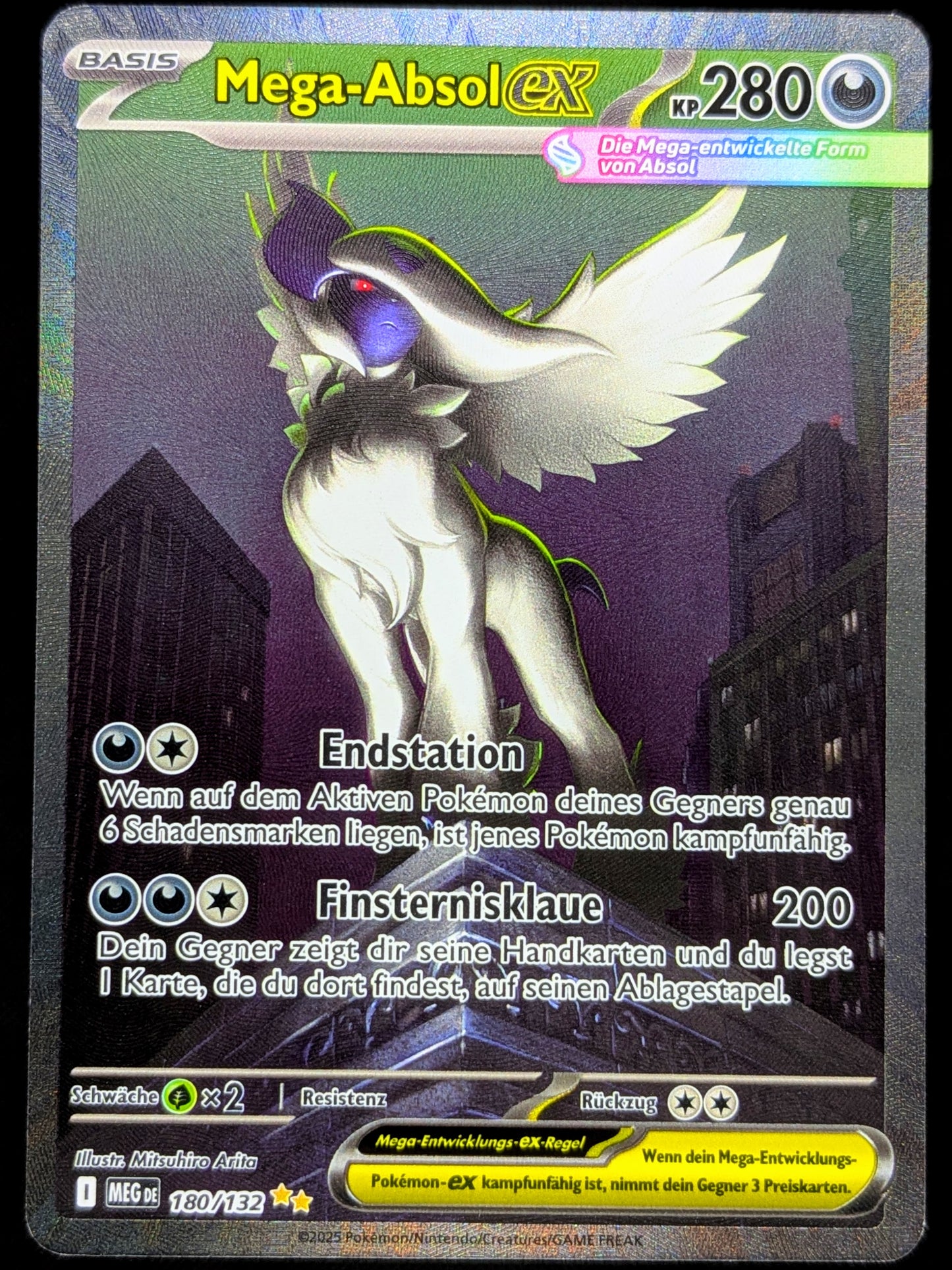 Mega-Absol Ex 180/217 Special Illustration Rare DE