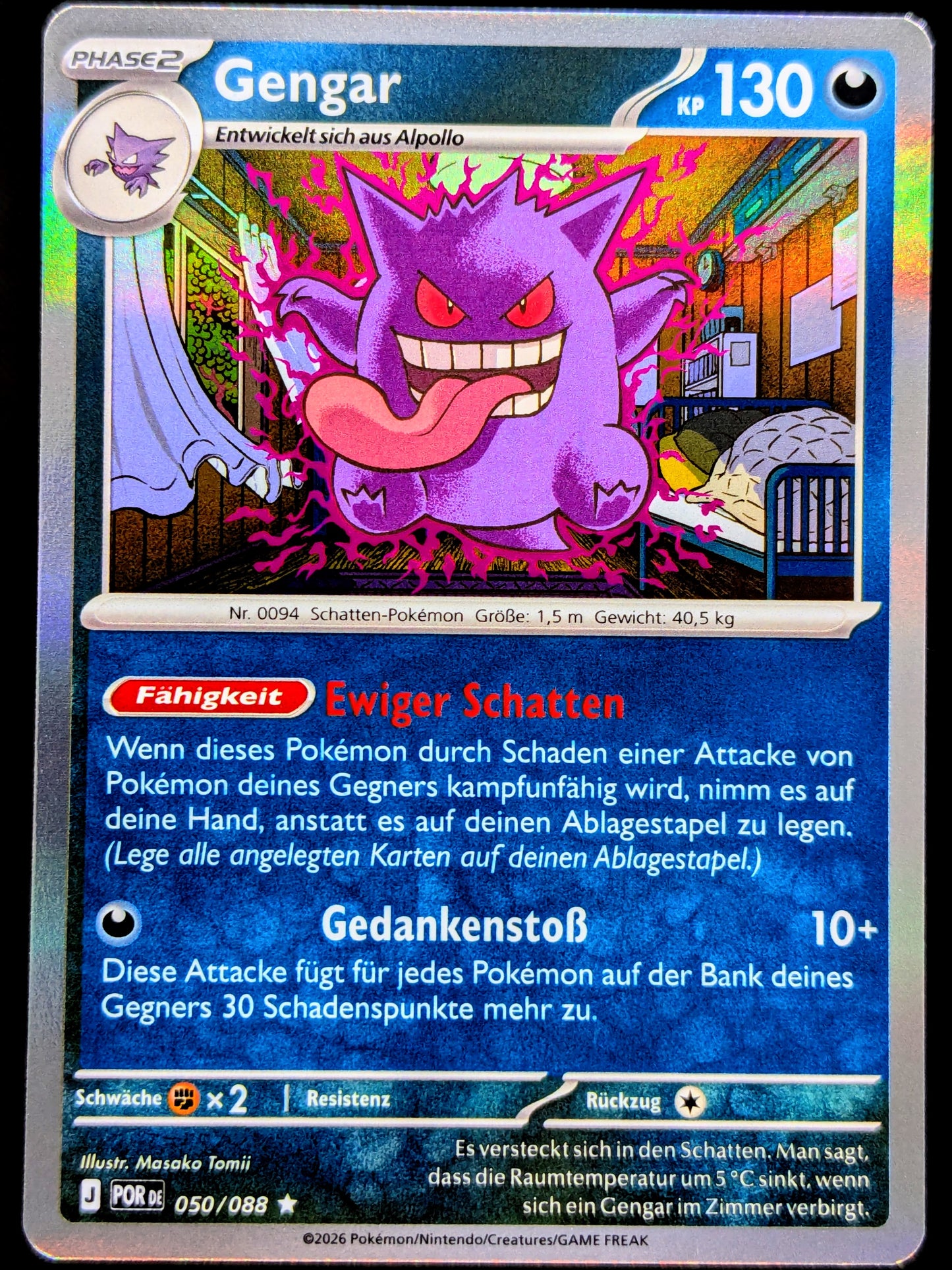 Gengar Holo 050/088 DE