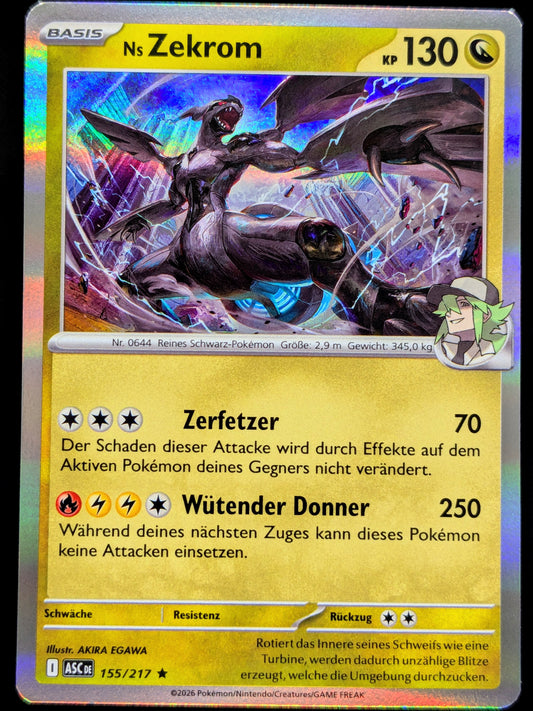 Ns Zekrom Holo 155/217 DE