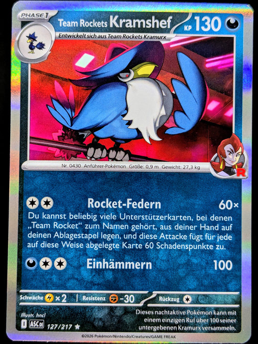 Team Rockets Kramshef Holo 127/217 DE