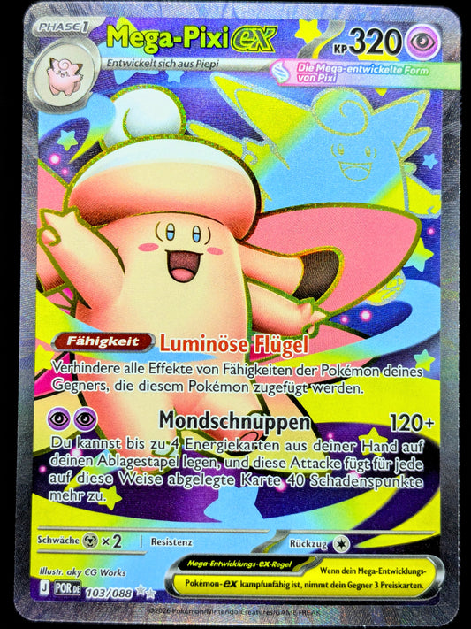 Mega-Pixi Ex Full Art 103/88 DE