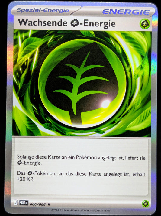 Wachsende Pflanzen-Energie Holo 086/088 DE