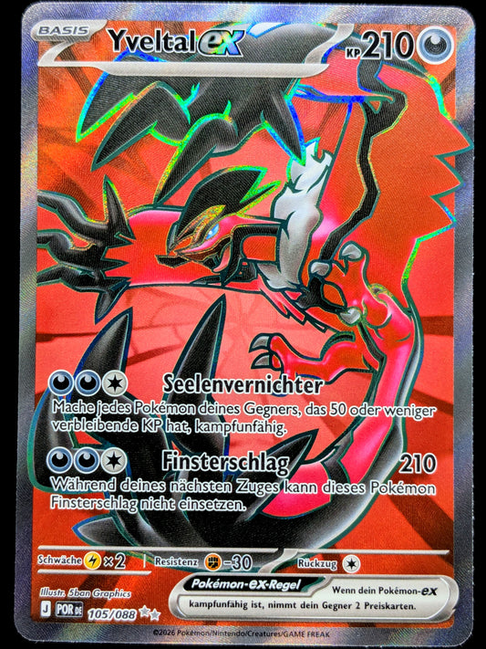 Yveltal Ex Full Art 105/088 DE