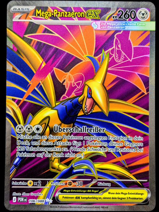 Mega-Panzaeron Ex Full Art 106/088 DE
