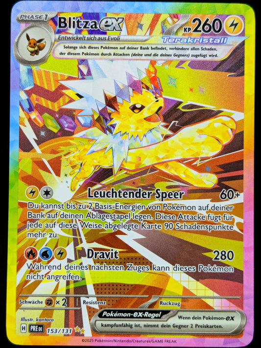 Blitza Ex Terakristall 153/131 Special Illustration Rare DE