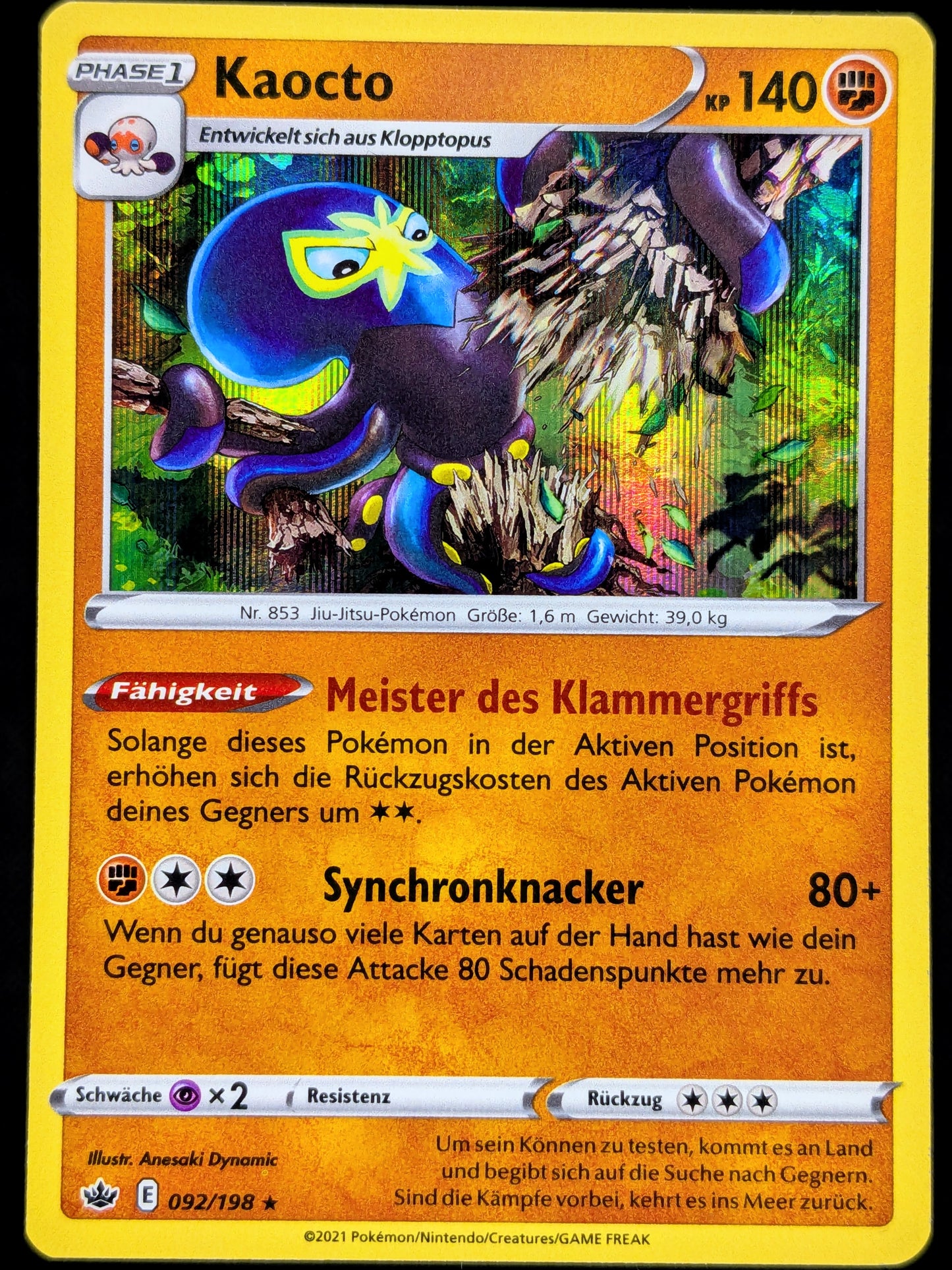 Kaocto Holo 092/198 DE