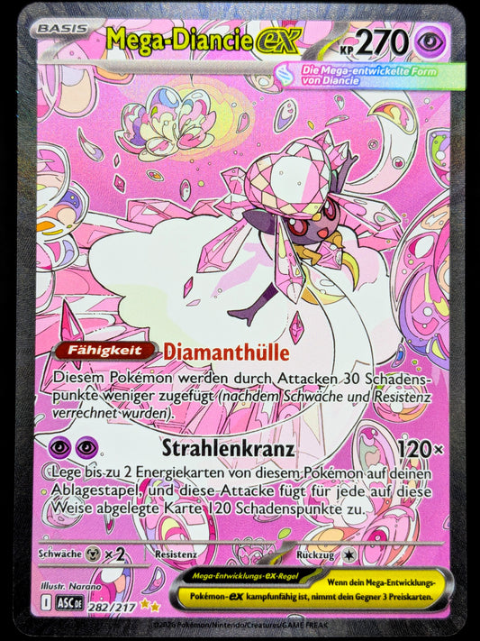 Mega-Diancie Ex 282/217 Special Illustration Rare DE
