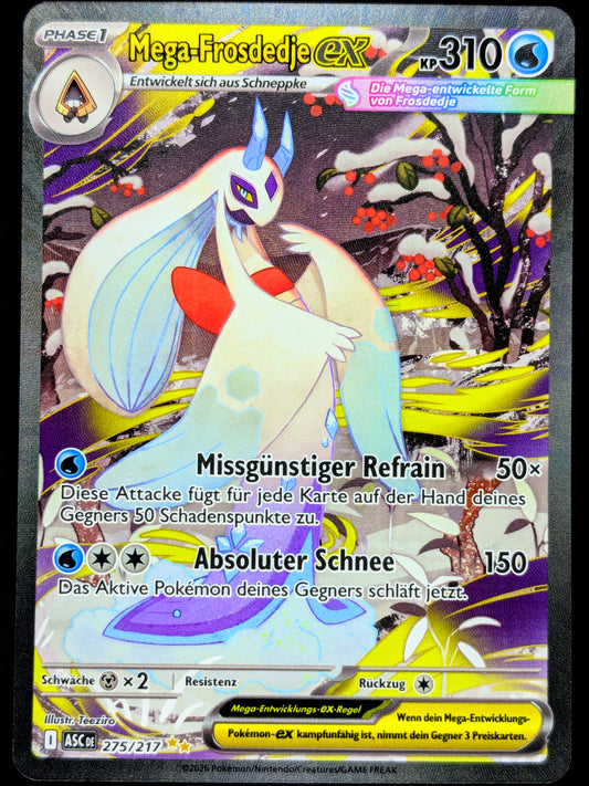 Mega-Frosdedje Ex 275/217 Special Illustration Rare DE