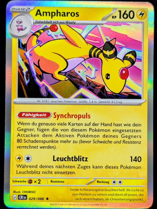 Ampharos Holo 029/086 DE