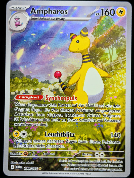 Ampharos 090/086 Illustration Rare DE