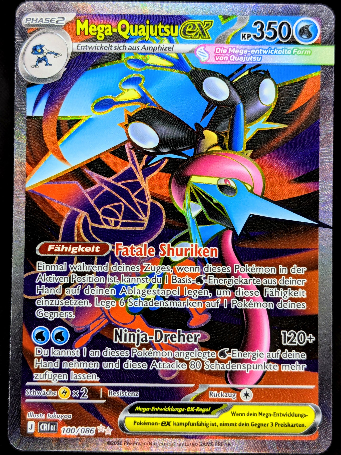 Mega-Quajutsu Ex Full Art 100/086 DE