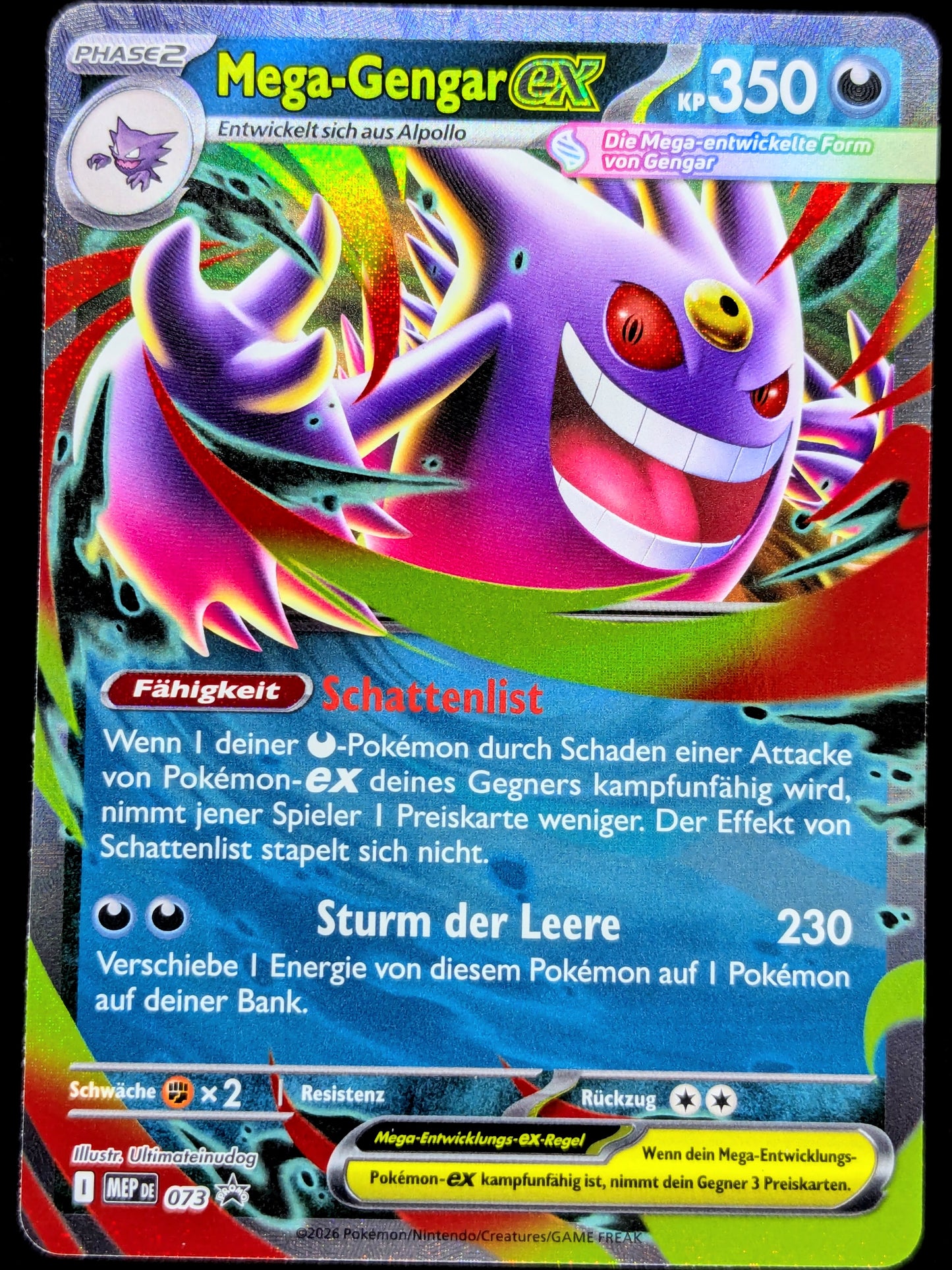 Mega-Gengar Ex Promo MEP073 DE
