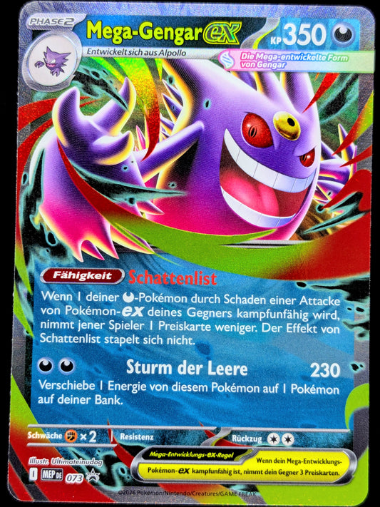 Mega-Gengar Ex Promo MEP073 DE