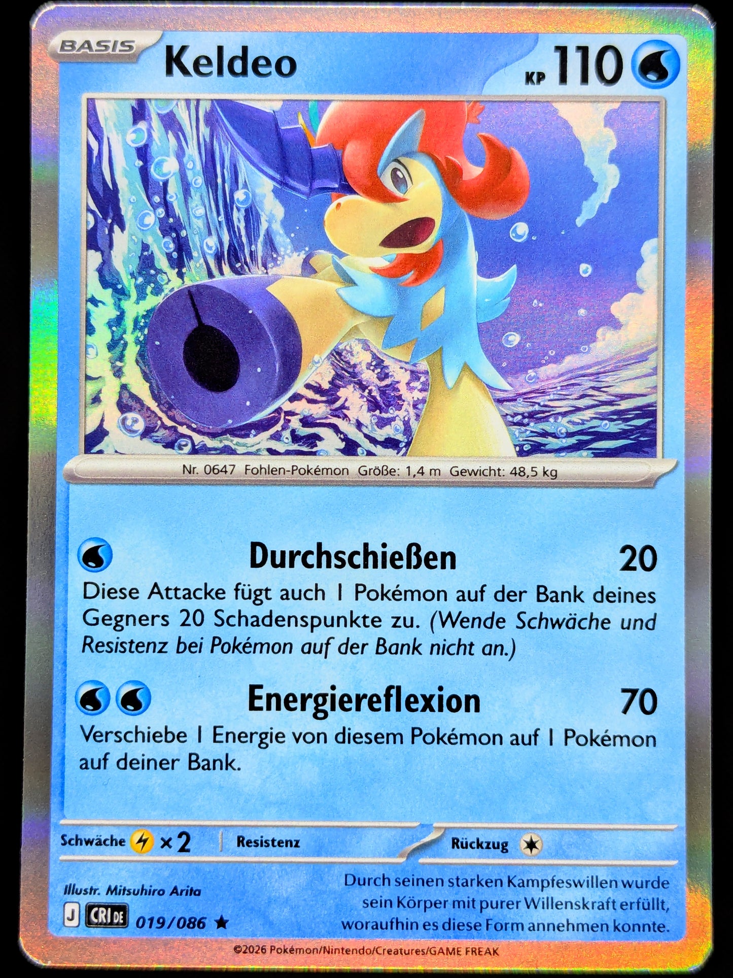 Keldeo Holo 019/086 DE